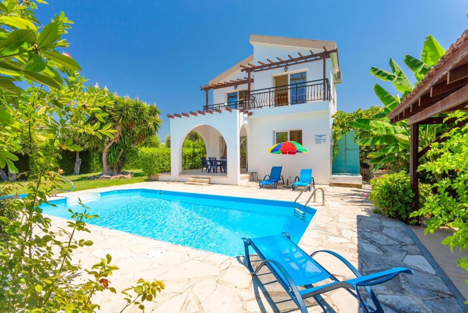 Sun Beach Villa Thio Polis المظهر الخارجي الصورة